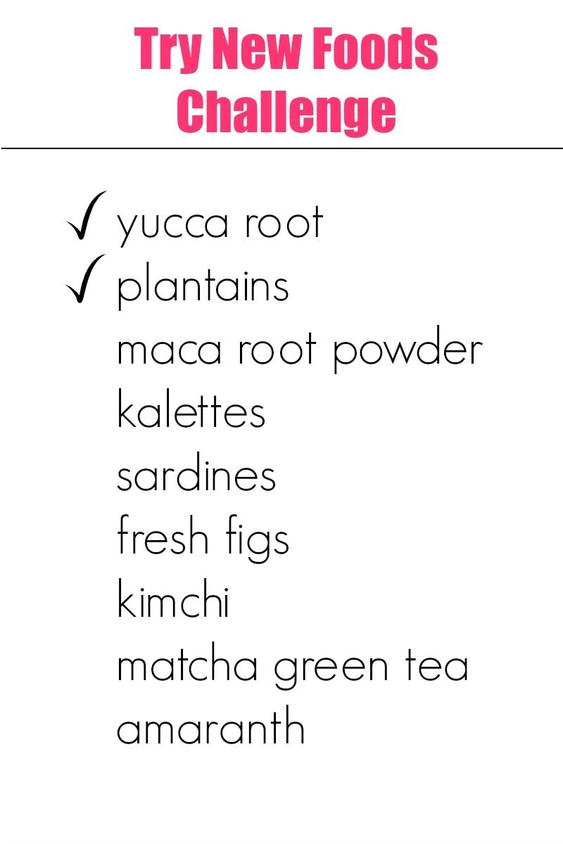 Try New Foods Challenge