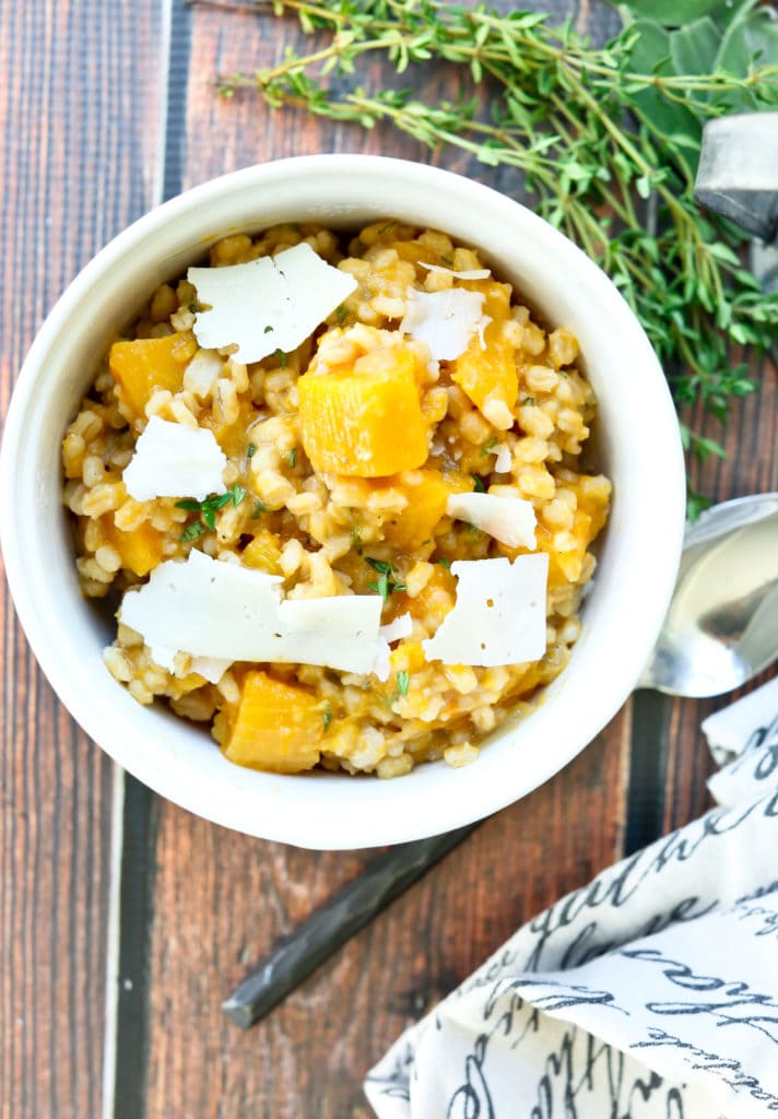 Barley Risotto Butternut Squash