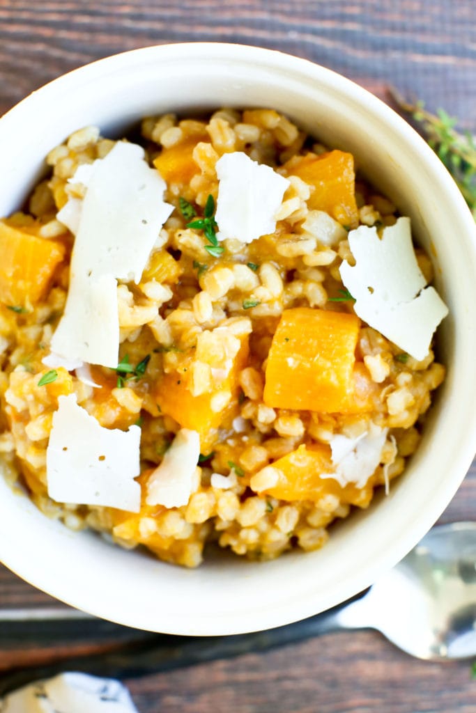 Barley Risotto Butternut Squash