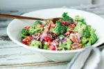 Broccoli Salad with yogurt dressing