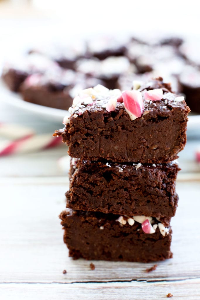 Peppermint Brownies vegan gluten-free