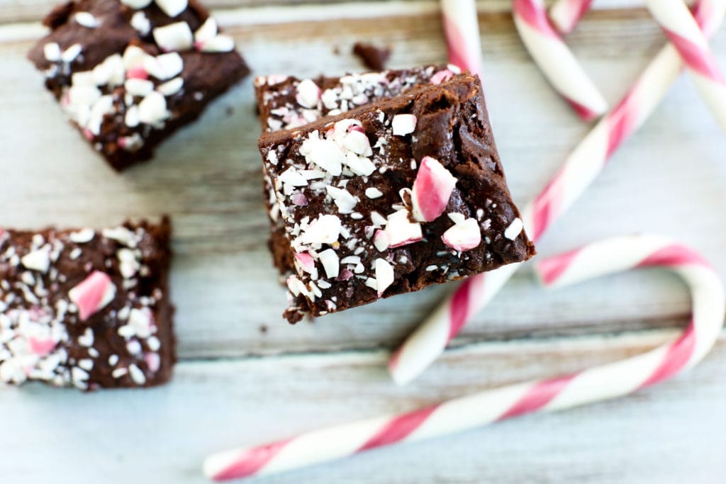 Peppermint Brownies vegan gluten-free