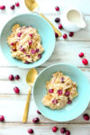 Cranberry Eggnog Oatmeal Crockpot