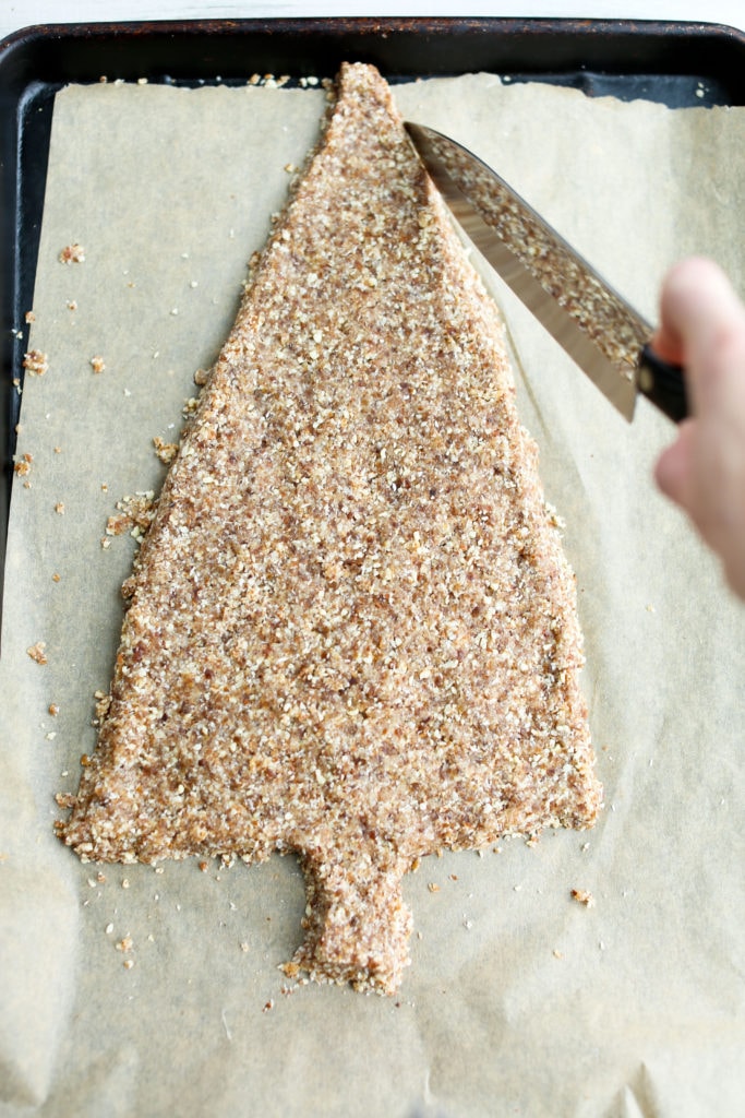 Christmas Tree Dessert pizza