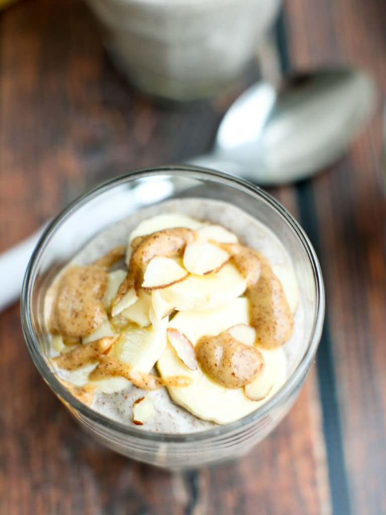 Banana Almond Chia Seed Pudding