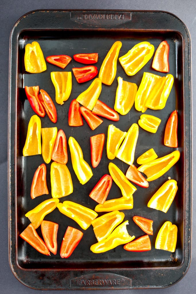 Healthy Mini Bell Pepper Nachos (vegan and gluten-free)