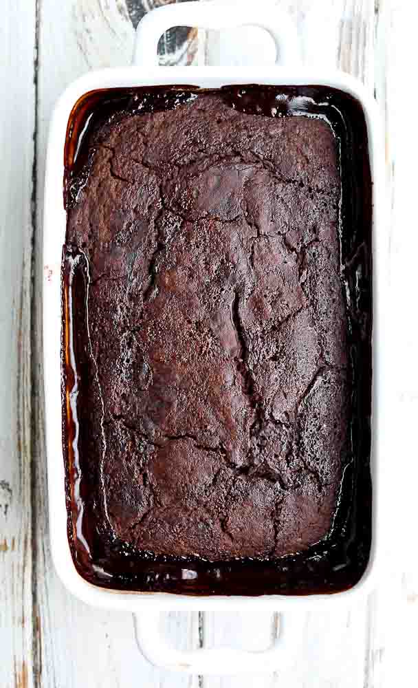 Hot Fudge Pudding Cake Vegan and Gluten Free