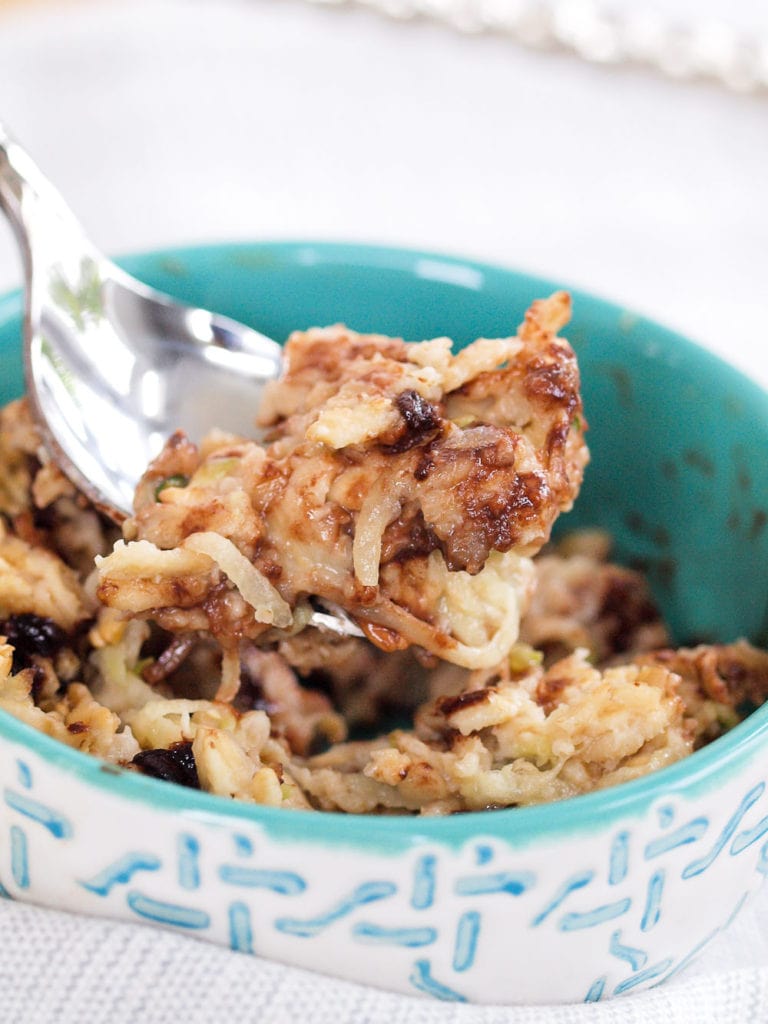 Zucchini Chocolate Chip Baked Oatmeal