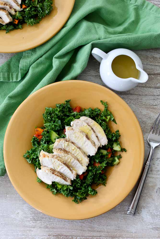Ultimate Chopped Kale Chicken Salad