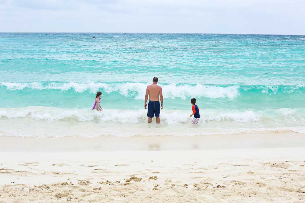 family in the ocean club med cancun yucatan