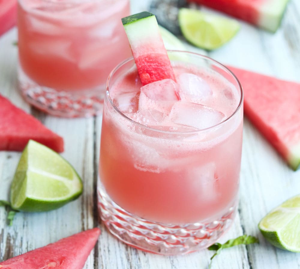 Watermelon Daiquiri with Basil Recipe Happy Healthy Mama