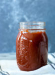 Bourbon Barbecue Sauce recipe with no refined sugar sweetened with honey