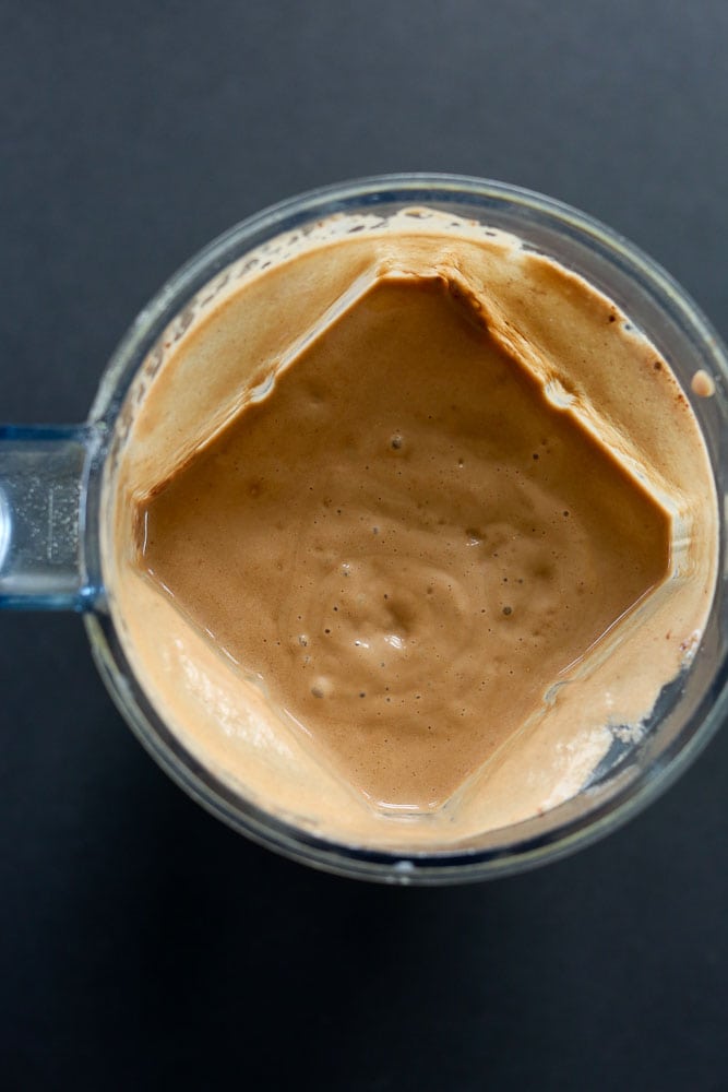 Blended Café Mocha Collagen Protein Smoothie recipe