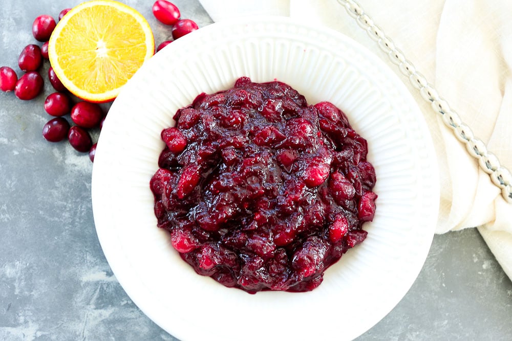 Homemade Cranberry Sauce 4 Ways-Basic Cranberry Sauce