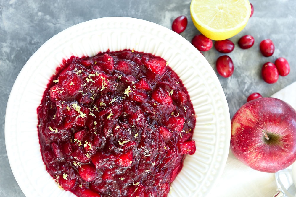 Homemade Cranberry Sauce: Cranberry Apple Sauce