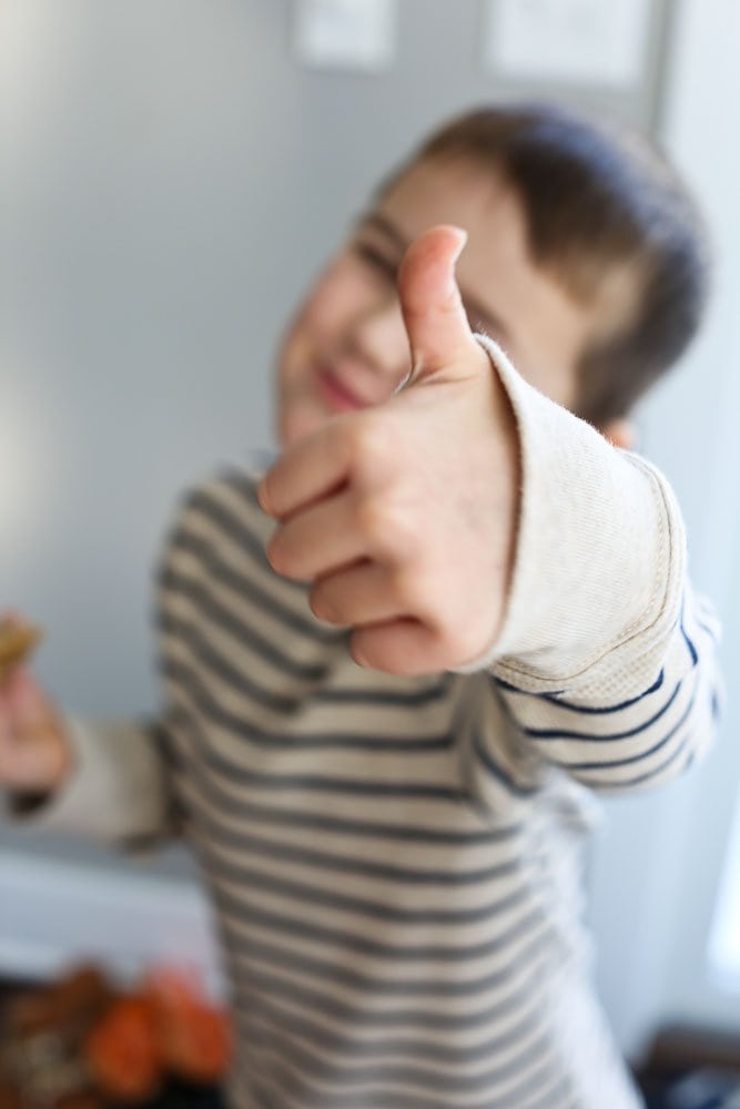 healthy Chocolate Chip Cookies recipe thumbs up from LUke