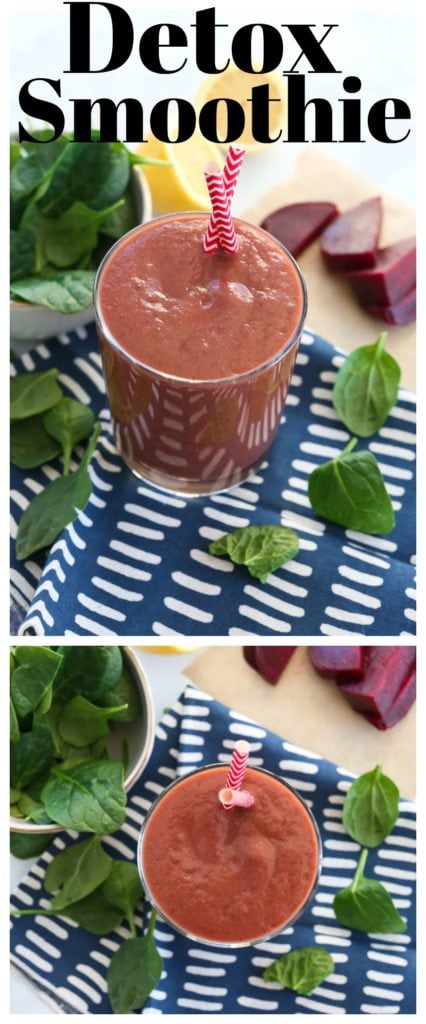 Detox Smoothie Recipe #vegan #healthysmoothie #detoxrecipes