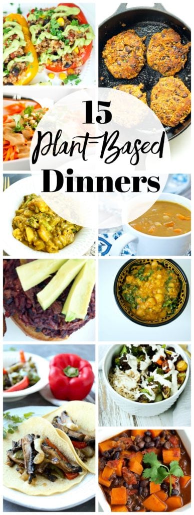 Plant Based Dinners Recipes #healthydinners #easydinners #vegandinners #plantbaseddinners