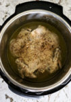 How to Cook a Whole Chicken in the Instant Pot the chicken in the pot after cooking