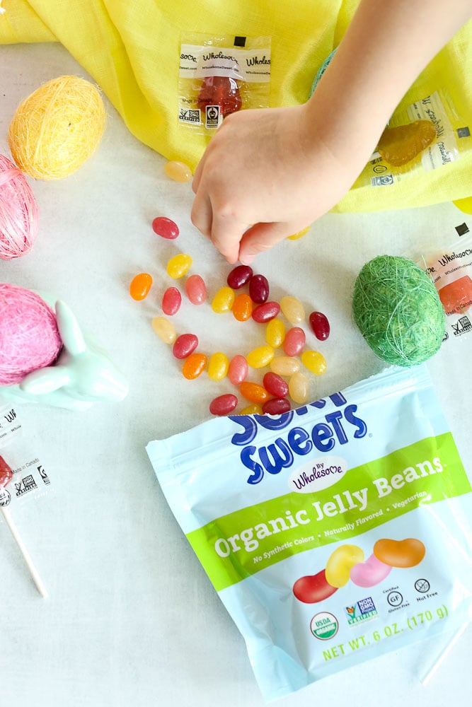 Easter Scavenger Hunt Free printable with clues Wholesome Surf Sweets jelly beans