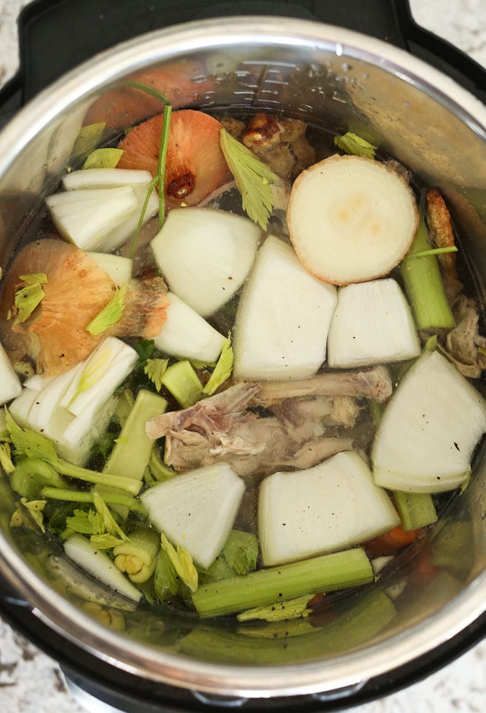 Instant Pot Bone Broth Recipe - Happy Healthy Mama