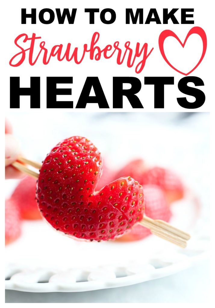 HOW TO make strawberry hearts #valentine'sday #classroomtreat #classroomparty #healthysnack