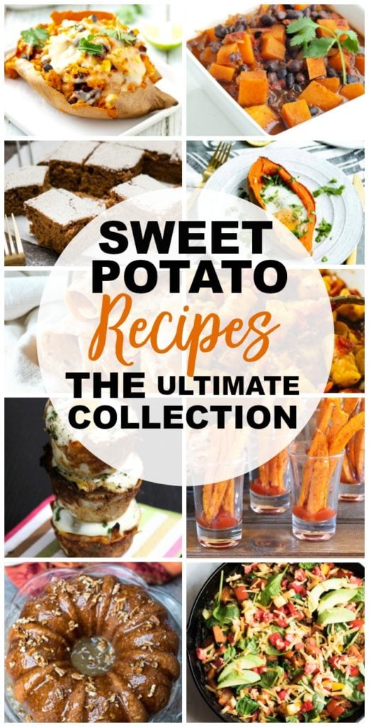 Sweet Potato Recipes #sweetpotato #healthy #glutenfree #vegan #recipes #easy #dinner #dessert