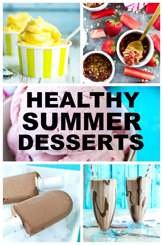 Healthy Summer Desserts Recipes! #healthy #summer #desserts #vegan #paleo #dairyfree #glutenfree #healthyrecipes #healthydesserts