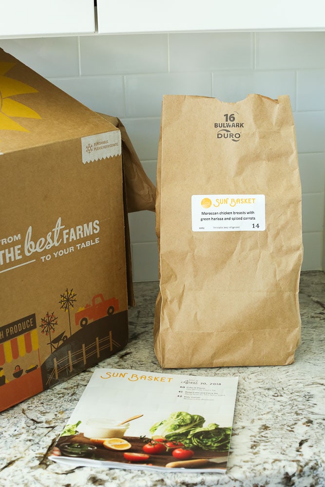 Sun Basket Review Healthy Meal Kit service packaging