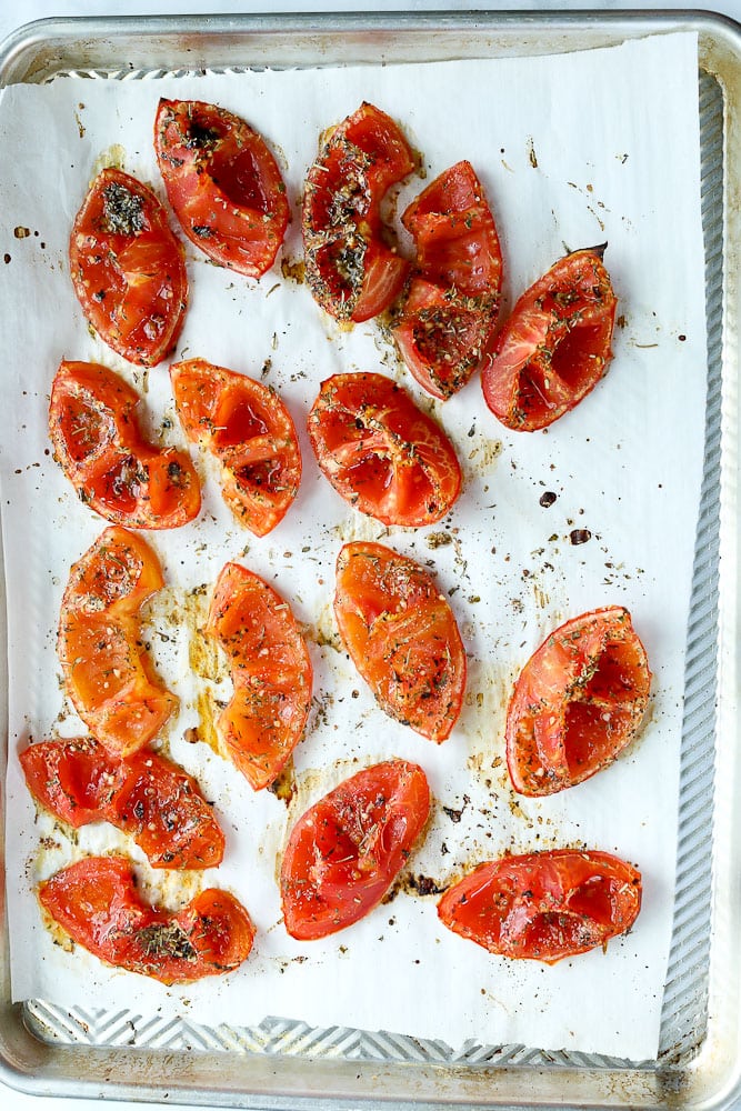 How to make Roasted Tomatoes in the oven after shot
