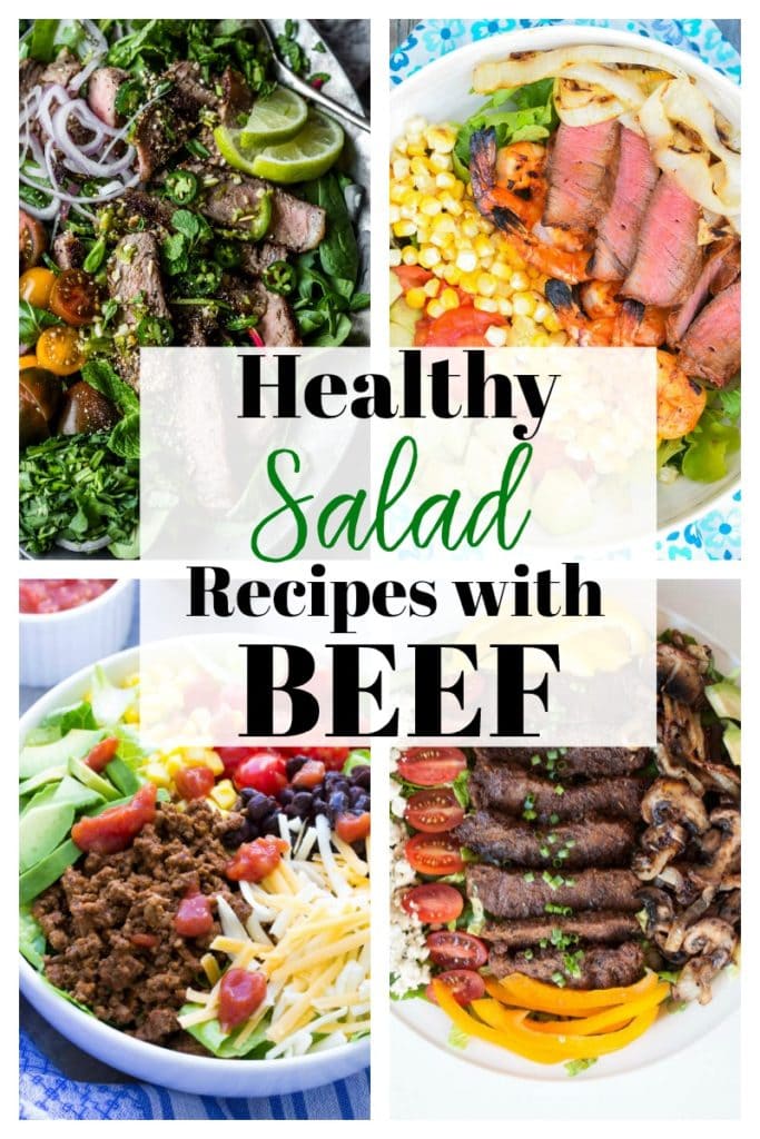 Healthy Salad Recipes with Beef #saladrecipes #lowcarb #meat #beef #families #glutenfree #easy #maindish 