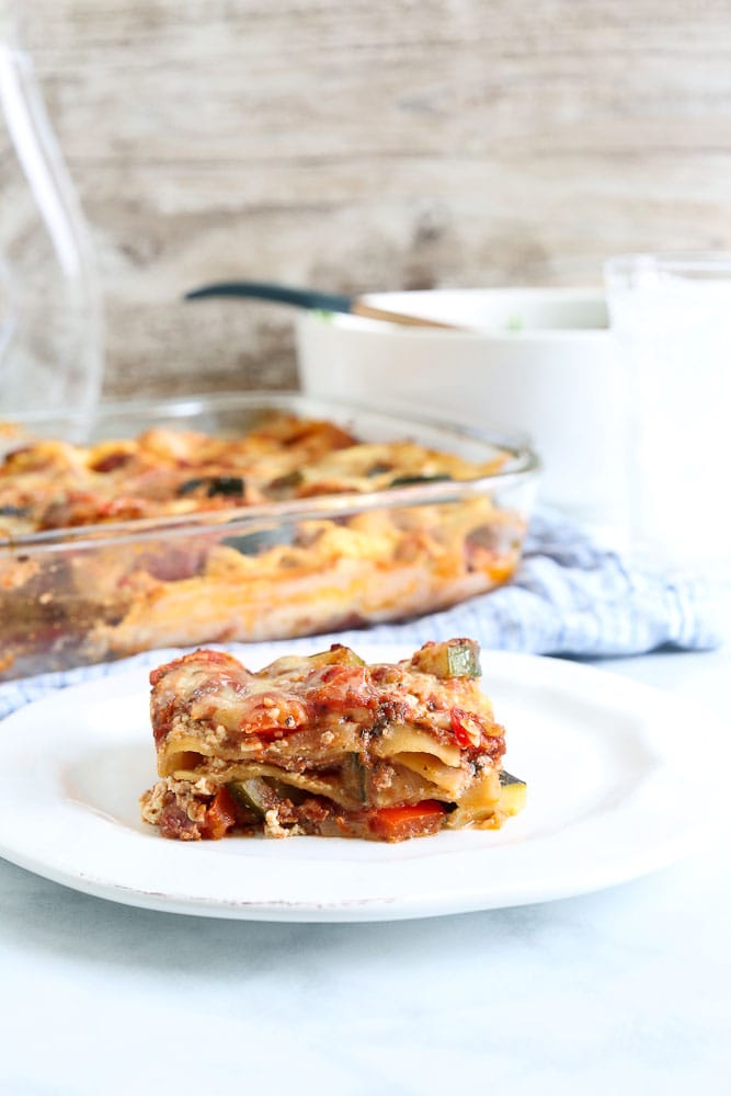 Vegetable Lasagna Recipe #lasagna #vegetable #vegetarian #healthy #easy 