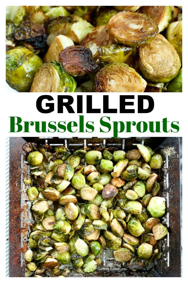 Grilled Brussels Sprouts Recipe #summer #vegetables #grilling #vegan #glutenfree #easy #grill #grillrecipes 