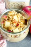 Apple Peanut Butter Overnight Oats REcipe