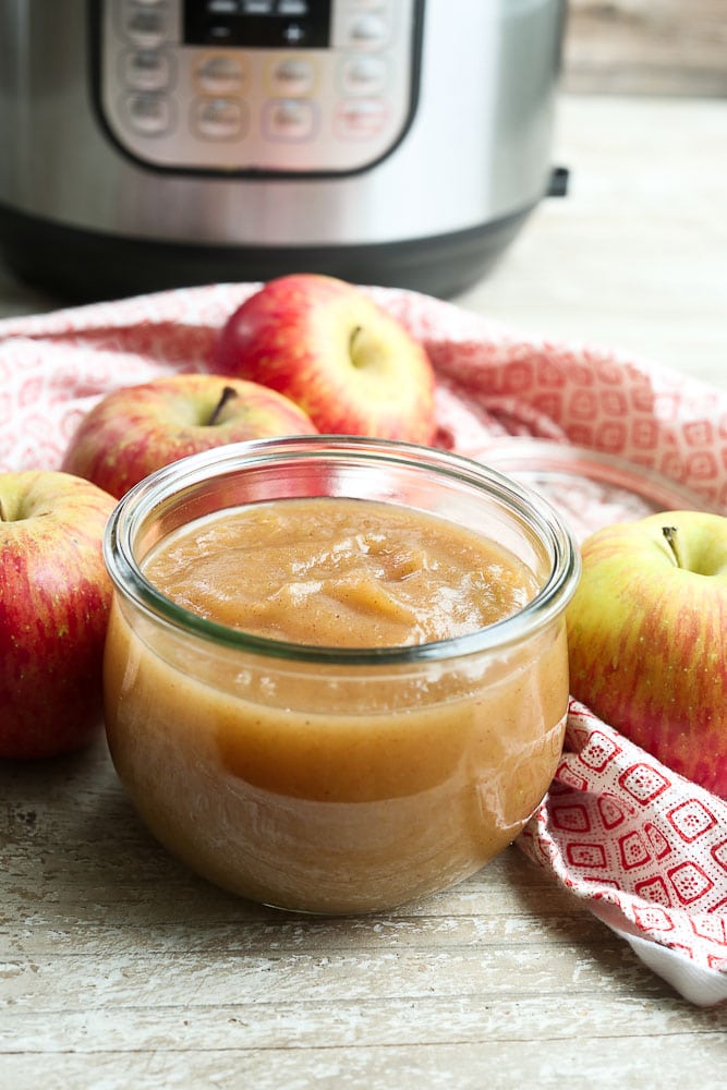 Instant Pot Applesauce Recipe - Happy Healthy Mama