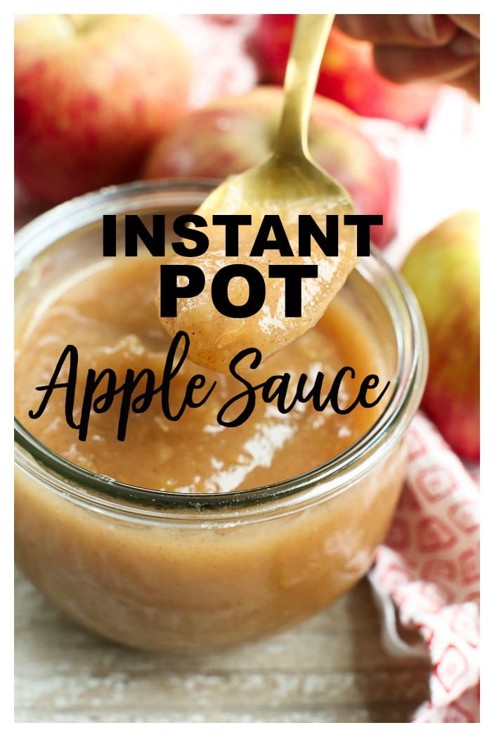 Easy and delicious! Instant Pot Apple Sauce Recipe #noaddedsugar #healthy #applesauce #apples #recipes #kids #toddler #homemade #instantpot