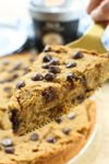 Peanut Butter Chocolate Chip Cookie Pie