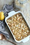 Baked Oatmeal with Pears recipe easy healthy and delicious