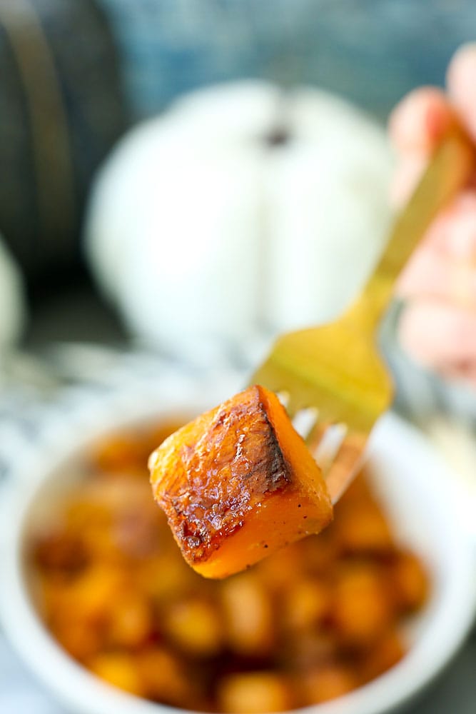 Roasted Butternut Squash recipe with cinnamon