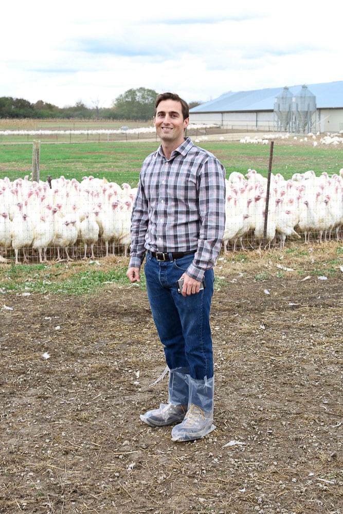 Thanksgiving Turkey farmer