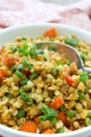 Cauliflower Fried Rice recipe easy low carb keto