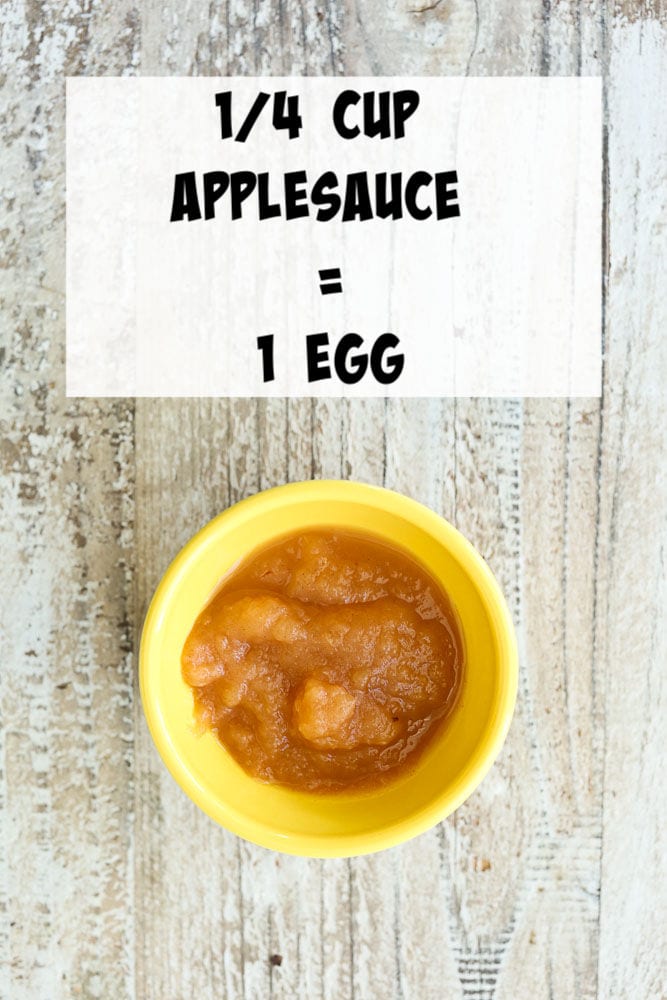 Vegan Egg Substitutes-applesauce