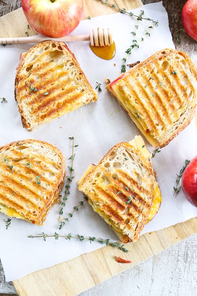the best Apple Panini recipe with honey mustard
