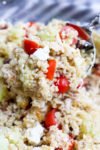 mediterranean Quinoa Salad with Chicken and citrus vinaigrette