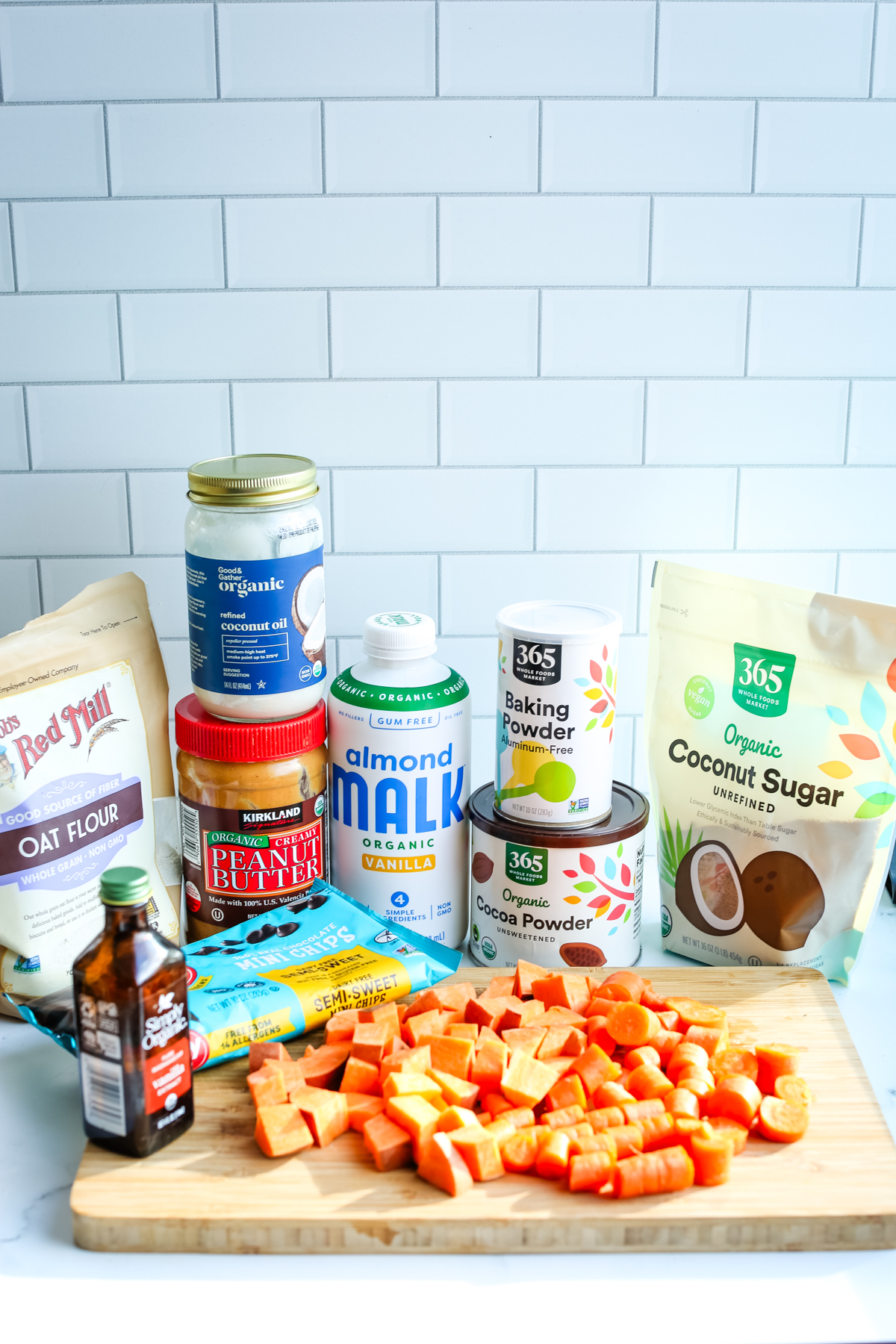 recipe ingredients on a counter