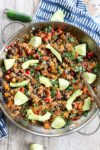 Mexican Quinoa Skillet Dinner recipe vegan and gluten free