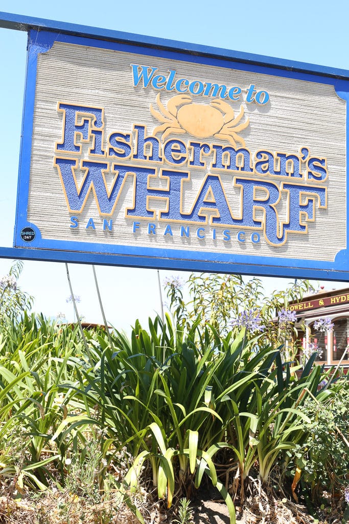 Fisherman's Wharf sign in San Fransisco