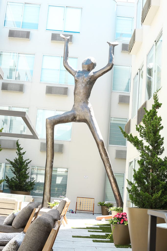 outdoor space at Hotel Zoe San Fransisco