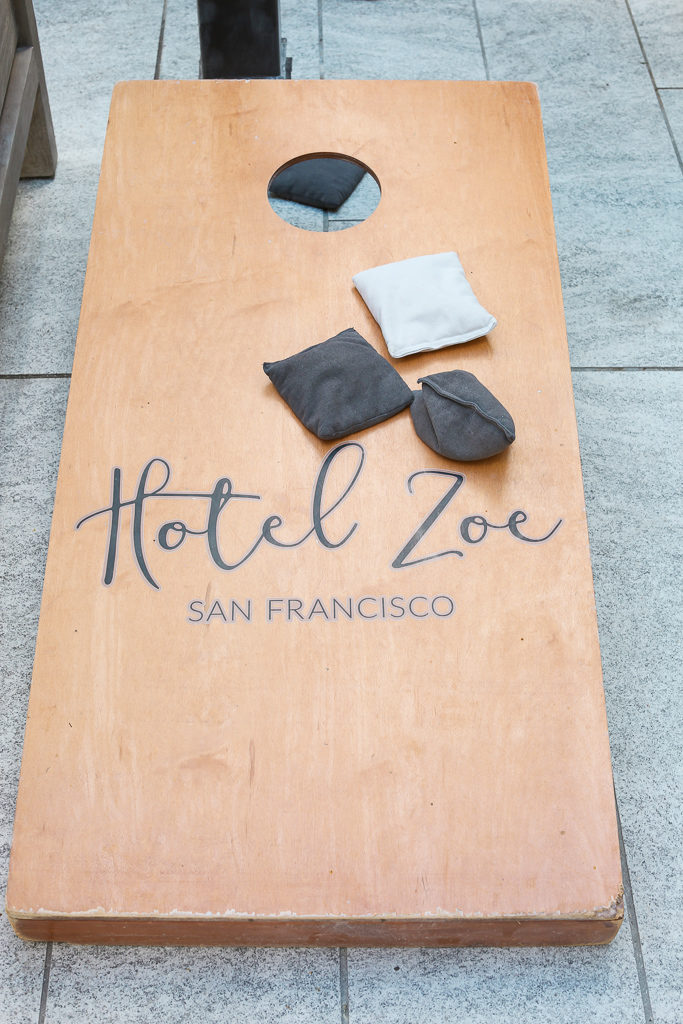 outdoor space at Hotel Zoe San Fransisco