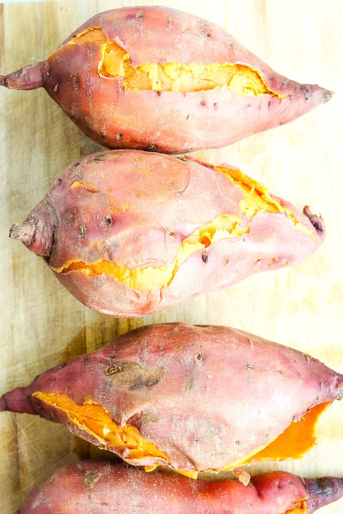 cooked sweet potatoes